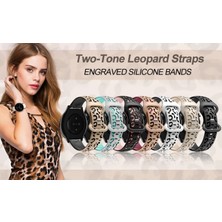 Huawei Watch 3 Gt Gt2 GT2E Gt3 Gt4 Gt 5 Pro Se Elite 46MM Uyumlu 22MM Leopar Desenli Silikon Kordon