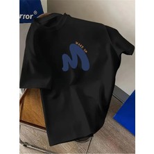 Unisex Pamuklu Wake Up Ön Baskılı Tasarım Tshirt