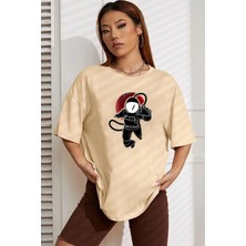 Unisex Nasa Baskılı Tasarım Tshirt