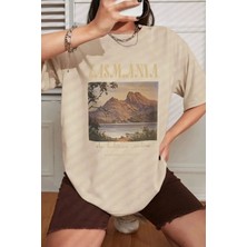 Unisex Tasmania Baskılı Tasarım Tshirt
