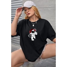 Unisex Nasa Baskılı Tasarım Tshirt