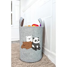 Özel Tasarım Bebek Çocuk Odası Düzenleyici Saklama Kutusu Oyuncak Kirli Sepeti 40X35 cm