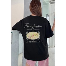 Unisex Fructification Baskılı Tasarım Tshirt