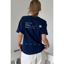 Unisex Life Baskılı Tasarım Tshirt