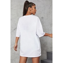 Unisex Malibu Baskılı Tasarım Tshirt