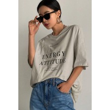 Unisex Energy Baskılı Tasarım Tshirt