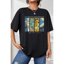 Unisex Artistic Baskılı Baskılı Tasarım Tshirt