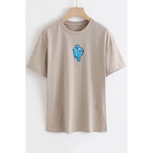 Unisex Su Avatar Baskılı Tasarım T-Shirt