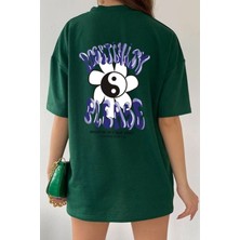 Unisex Positivity Baskılı Tasarım T-Shirt