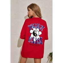 Unisex Positivity Tasarım Kısa Kol T-Shirt