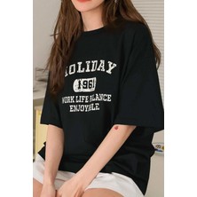 Unisex Holiday Baskılı Tasarım Tshirt