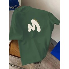 Unisex Pamuklu Wake Up Ön Baskılı Tasarım Tshirt