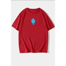 Unisex Su Avatar Baskılı Kısa Kol T-Shirt