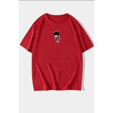 Unisex Chen Üzümlü Kekim Baskılı Kısa Kol T-Shirt