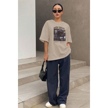 Unisex Keepgoing Baskılı Tasarım Tshirt