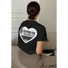 Unisex Optimistic Baskılı Tasarım Tshirt