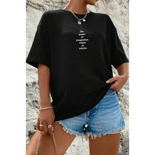 Unisex The Power Of Baskılı Tasarım Tshirt