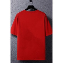 Unisex Spooky Baskılı Kısa Kol T-Shirt