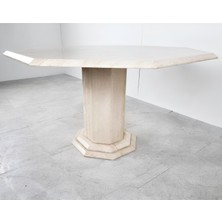 Pablo Traverten Yemek Masası - Küçük (100CM x 75CM)
