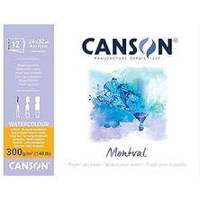 Canson Pad Canmontv 12S 24X32 300G Suluboya Blokları