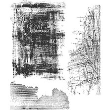 Stampers Anonymous Tim Holtz Yapışkan Pullar 7"x8.5", Hafif Değişiklikler