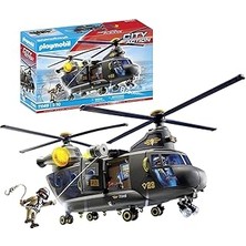 Playmobil City Action 71149 Swat Kurtarma Helikopteri, Işık ve Ses Modüllü Detaylı Swat Kurtarma He