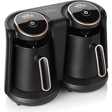 OK006 Okka Minio Duo Türk Kahvesi Makinesi, 8 Fincan Kapasite, Taşma Önleyici, 800-960W, Bakı