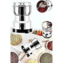 Elektrikli Kahve Baharat Öğütücü Metal Bıçaklı Çok Fonksiyonlu 200W Un Tahıl Fındık Pirinç Öğütücü