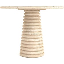 Bruno Traverten Yemek Masası - Standart (120CM x 75CM)
