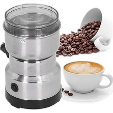 Netmarkt Mini Baharat Kahve Öğütücü Elektrikli Hızlı Öğütücü Çok Işlevli Parçalama Makinesi Kuru Ta