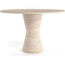 Marta Traverten Yemek Masası - Standart (120CM x 75CM)
