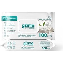 Gizmo Clean Yüzey Temizlik Havlusu Beyaz Sabun Kokulu 100'LÜ