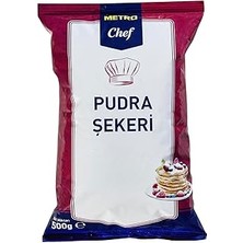 Metro Chef Pudra Şekeri, 500G, Ince Toz Kıvamında, Nisasta Içermez