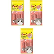 Me-O Creamy Treats Somonlu Ödül Maması 15 gr x 4 (3 Adet)