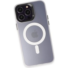 Joko Iphone 13 Pro Max Kılıf Mateks Magsafe Kapak - Beyaz Sptgl