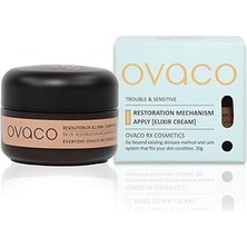 Ovaco Restoration Mechanism Apply Elixir Cream | 30 ml | Onarıcı Bakım Balsamı | Hassas Cilt, Egzam