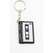 Diyez Müzik Retro Kaset Tasarımlı Anahtarlık