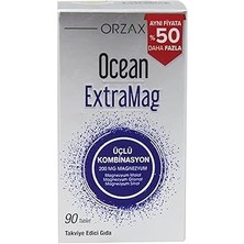 Orzax Extramag Üçlü Magnezyum Kombinasyonu 90 Tablet