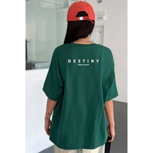 Unisex Destiny Baskılı Tasarım T-Shirt