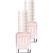Pastel Nude Bride 2'li Set Oje 2 Adet Özel Özellikli Manikür İçin