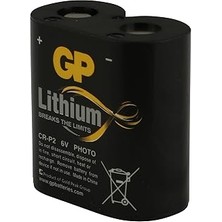 Gp Batteries Gpcr-P2 CR-P2/DL223A Boy Lityum Pil, 6 Volt, Tekli Kart