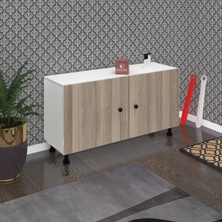 Kenzlife Ayakkabılık Merkub3 Crdbyz 53*100*32 Kapaklı 3 Raflı 15 Çift Ayakkabı Kapasitesi