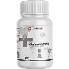 Supravet Glucosamine ve Köpek Eklem Sağlığı Güçlendirici Glukozamin Tablet + Vitamin C 75 Tabl
