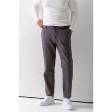 Erkek Beli Ayarlanabilir Cepli Jogger Pantolon Gri - 5060