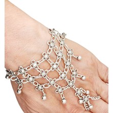Zamak Metal ( 0 Nikel ) 925 Gümüş Kaplama Etnik Tarz Şahmeran