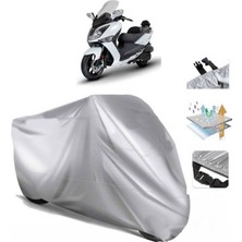 Sym Joymax 250I Abs  Arka Çanta (Bağlantı Tokalı) Uyumlu Solarblock Prime Motosiklet Brandası Örtüsü