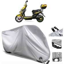 Yuki Yk-28 Lotus Elektrikli Arka Çanta (Bağlantı Tokalı) Uyumlu Solarblock  Motosiklet Brandası