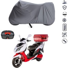 Stmax Nova 100  Bağlantı Tokalı  Uyumlu Solarblock Prime Motosiklet Brandası Örtüsü