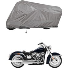 Tegin ACC | Harley-Davidson Softail Serisi Bağlantı Tokalı Uyumlu Solarblock Prime Uyumlu Motosiklet Brandası | Su Geçirmez, %99 UV, Yansıtıcı Gümüş Üst