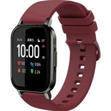 Tagomoon Haylou Watch LS02 ile Uyumlu Kordon Jel Silikon Tokalı Kayış